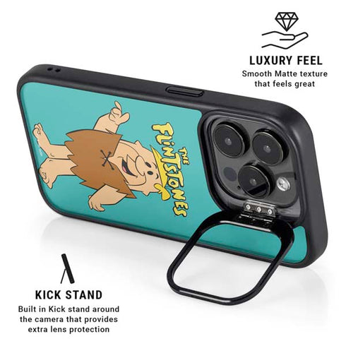 The Flinstones Barney Rubble iPhone 15 Pro Kickstand Case